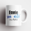 Caneca Personalizada com Sua Arte ou Foto | Cerâmica Branca 325ml