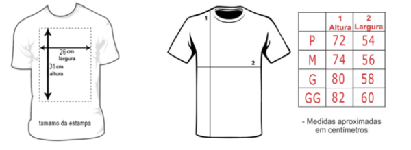 Camiseta Personalizada 100% Poliéster – Envie sua Arte, Foto ou Logo