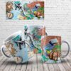 Caneca Mapa Mundi Vintage | Presente para Quem Ama Viajar - Modelo 05