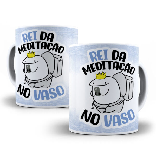 Caneca Personalizada "Rei da Meditação no Vaso"