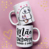 Caneca Personalizada Mãe de Cachorro – "Mãe de Cachorro Também é Mãe"