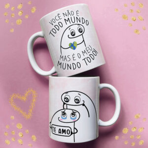 Caneca Personalizada Mãe – "Você Não é Todo Mundo, Mas é o Meu Mundo Todo!"