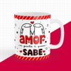 Caneca Personalizada "Amor, a Gente é Quem Sabe"