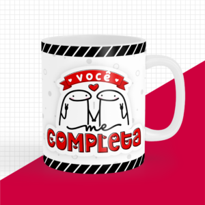 Caneca Personalizada "Você Me Completa"