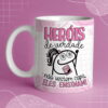 Caneca Personalizada Professora – "Heróis de Verdade Não Vestem Capa, Elas Ensinam!"