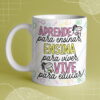 Caneca Personalizada Professora – "Aprende para Ensinar, Ensina para Viver, Vive para Educar"